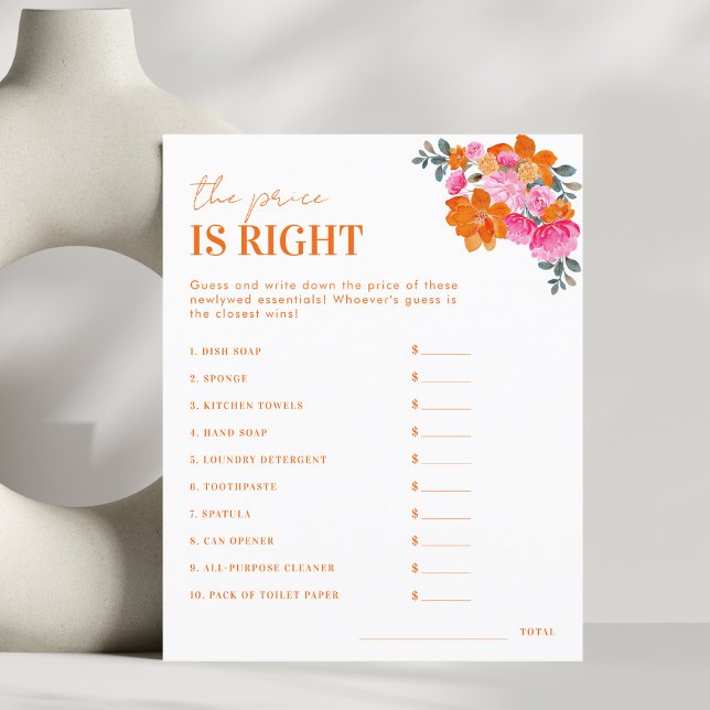 Jogo para Chá de Noiva Tema Floral Rosa The Price  (Criador carregado)