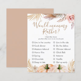 Jogo Personalizado do Chá de fraldas de Queda de B