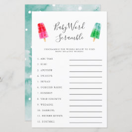 Jogo Psicle Baby Word Scramble