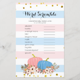 Jogo Pumpkin de Cor Rosa e Azul