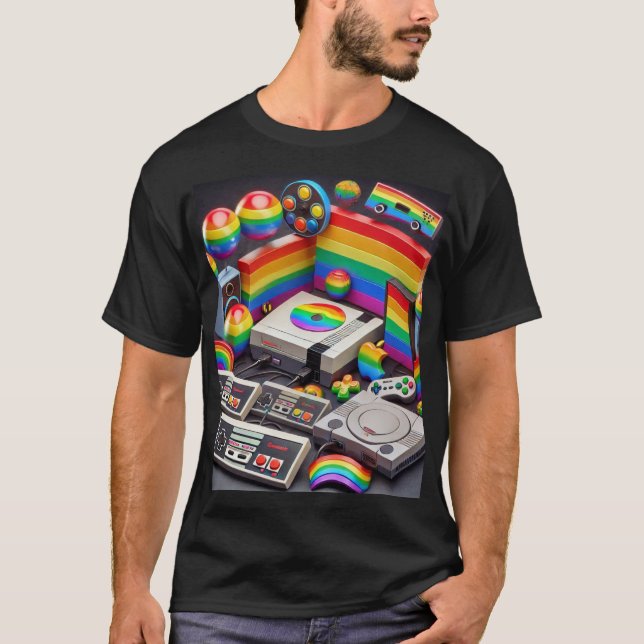 Jogo retrovisor T-Shirt (Frente)