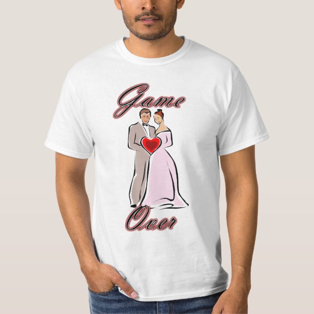 Jogo Sobre Camisa De Casamento (Frente)