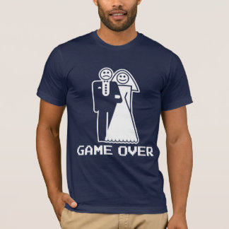 Jogo sobre o jogo do casamento sobre a camiseta