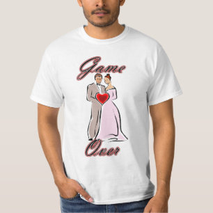 Jogo sobre o t-shirt do casamento