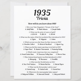 Jogo Trivia 1935