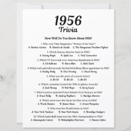 Jogo Trivia 1956 | 69º jogo de Festa de aniversári