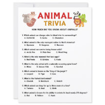 Jogo Trivia Animal