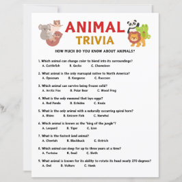 Jogo Trivia Animal