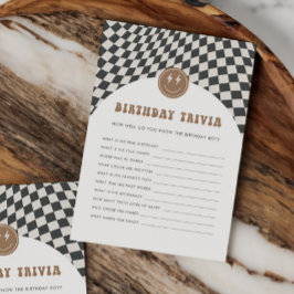 Jogo Trivia de Aniversário do Rapaz Rad Groovy