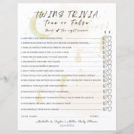 Jogo Twin Trivia Verdadeiro ou Falso