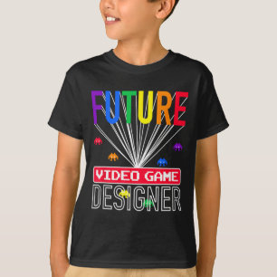 Jogo Vídeo Camisa Futuro Jogo Crianças Designer
