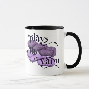 Jogos com a caneca do fio para Knitters