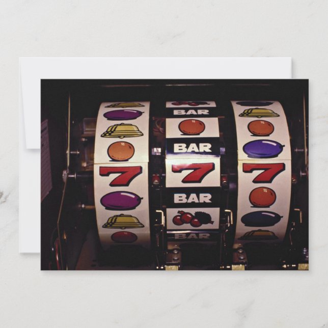 Jogos de azar, caça-níqueis (Frente)