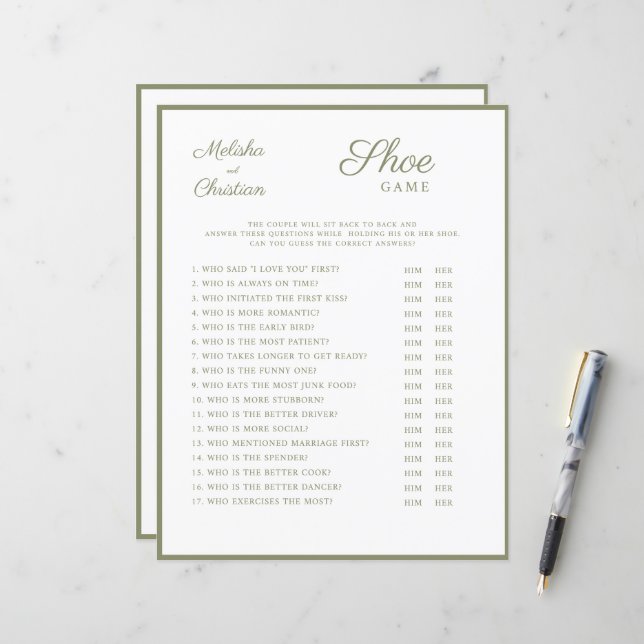 Jogos de Casamento (Frente/Verso In Situ)