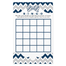 Jogos de chá de fraldas de bingo, gravata de arco