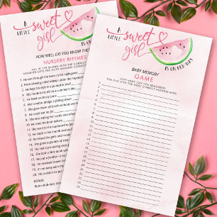 Jogos de Chá de fraldas Duplos Lados da Melancia D