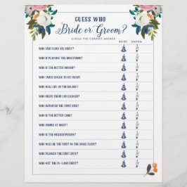 Jogos de chá de noiva adivinhe quem é o noivo ou a