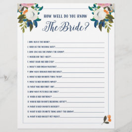 Jogos de Chá de Noiva: Quão Bem Você Conhece a Noi