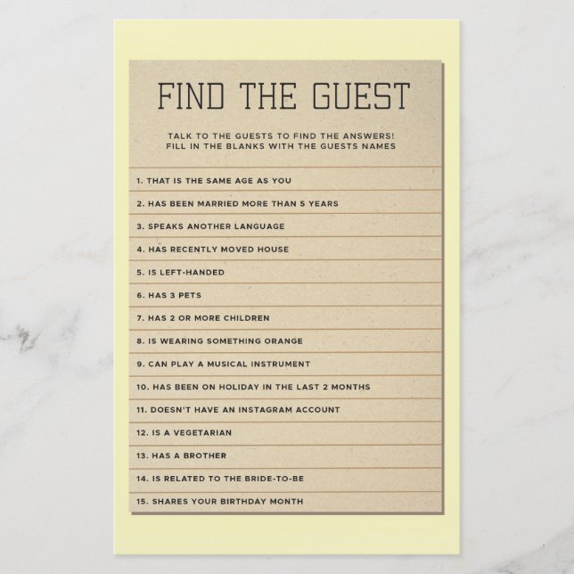 Jogos de chá de panela Encontre a Biblioteca Convi (Frente)