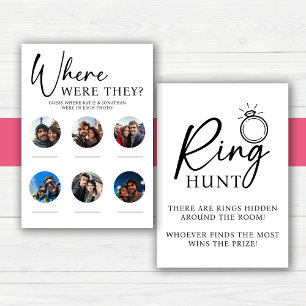 Jogos de chá de panela Ring Hunt Jogo fotográf