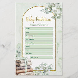 Jogos de previsões para bebês do Greenerence Story