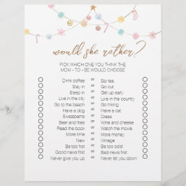 Jogos do Chá de fraldas de Bingo, em Dois Lados, n