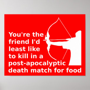 Jogos do sinal engraçado do poster da fome