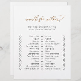 Jogos Mínimos Modernos de Chá de fraldas Bingo De