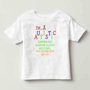 Jogos Olímpicos autísticos! T-shirt da criança 