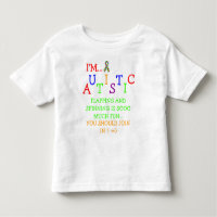 Jogos Olímpicos autísticos! T-shirt da criança do