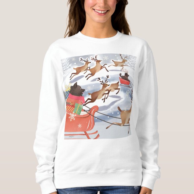 JOGOS REINDEER Camisas de laptop escolhem estilo (Frente)