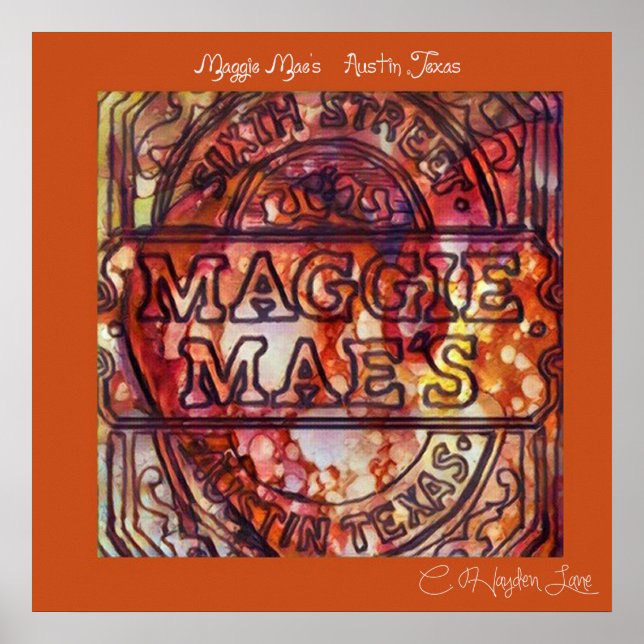 Jogue de volta a impressão de Austin Maggie Mae (Frente)