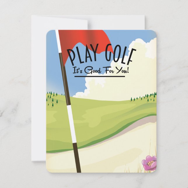 Jogue Golfe! É bom para você! (Frente)
