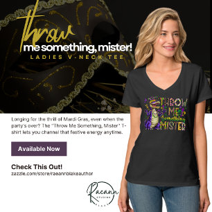"Jogue-me Algo, Senhor" Camiseta de Mardi Gras