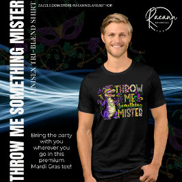"Jogue-Me Algo, Senhor" Mardi Gras T-Shirt