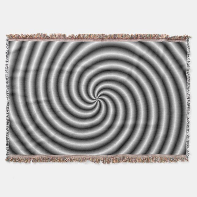 Jogue o cobertor em preto e branco (Frente)