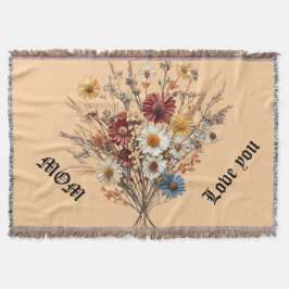 Jogue o cobertor para a mãe