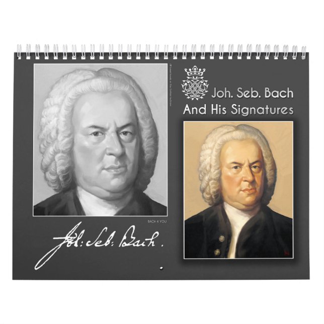 Johann Sebastian Bach - calendários (Capa)