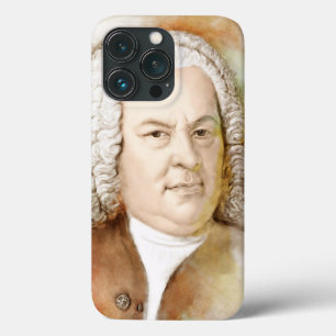 Johann Sebastian Bach Portrait em Beige Case-Mate