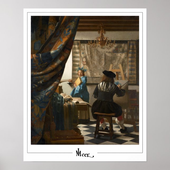 Johannes Vermeer Zedign Art Poster nº 14 (Frente)