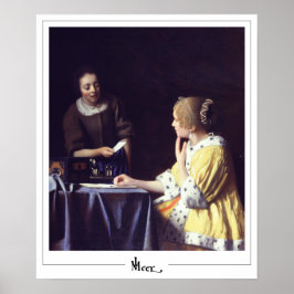 Johannes Vermeer Zedign Art Poster nº 22