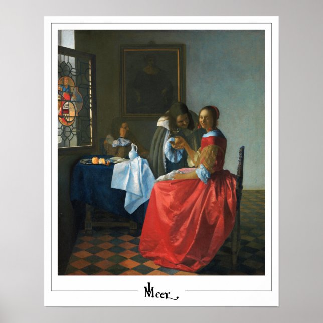 Johannes Vermeer Zedign Art Poster nº 24 (Frente)