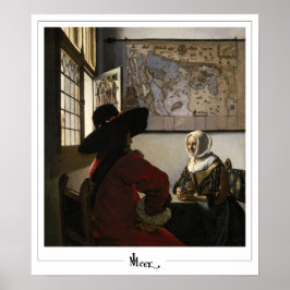 Johannes Vermeer Zedign Art Poster nº 26