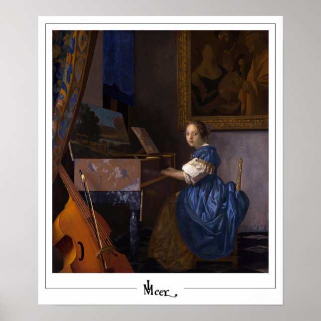 Johannes Vermeer Zedign Art Poster nº 34 (Frente)