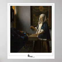 Johannes Vermeer Zedign Art Poster nº 37