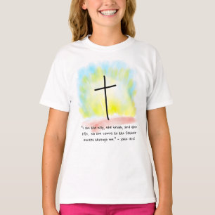JOHN 14:6 T-Shirt das raparigas