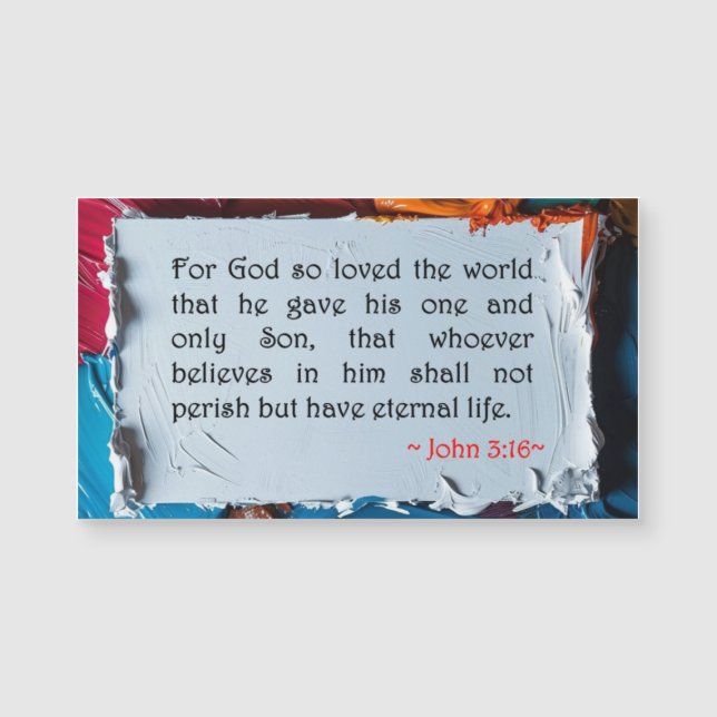 John 3:16 (Frente)