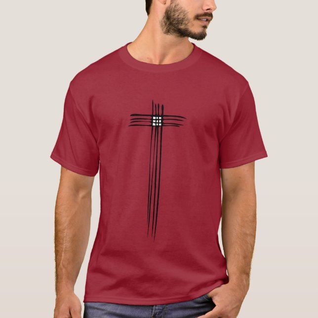 John 3:16 Jesus Ama T-Shirt dos Homens (Frente)
