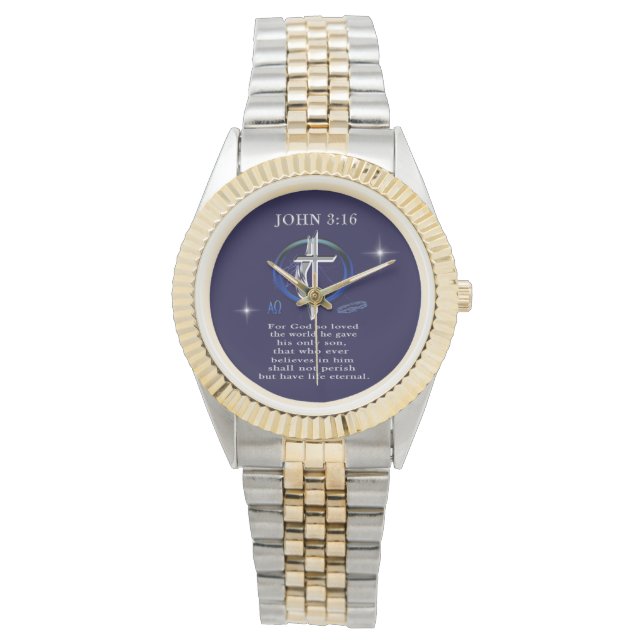 John 3:16 relógios (Frente)