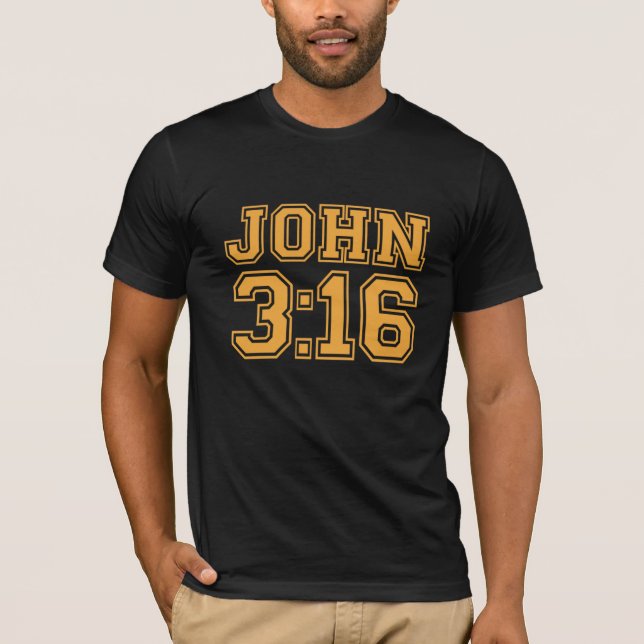 John 3: 16 T-Shirt (Frente)